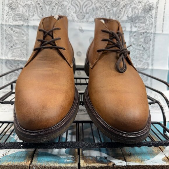 Johnston Murphy 25-2022 Copeland Chukka Boots Brown Leather Men's Size 8M - Picture 4 of 10